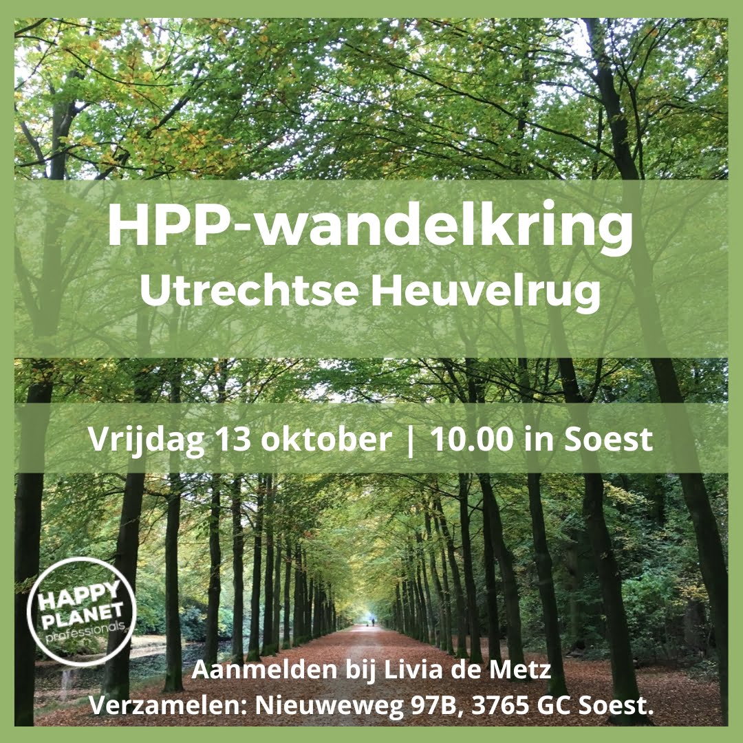 HPP-wandeling kring Utrechtse Heuvelrug wandelt dit keer in Soest